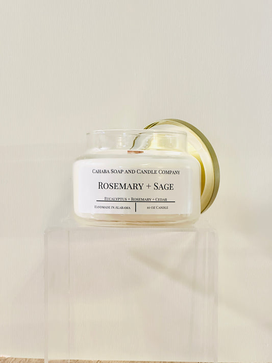Rosemary + Sage - Cahaba Soap and Candle Company