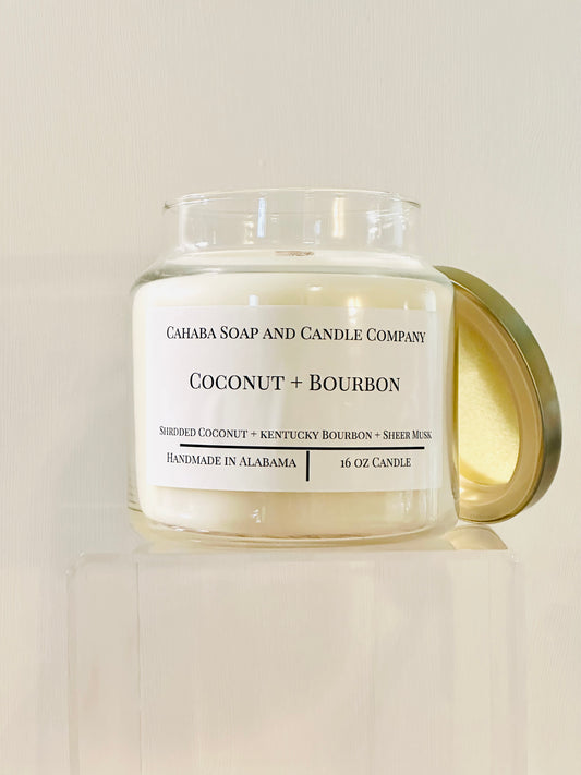Coconut + Bourbon - Cahaba Soap and Candle Company