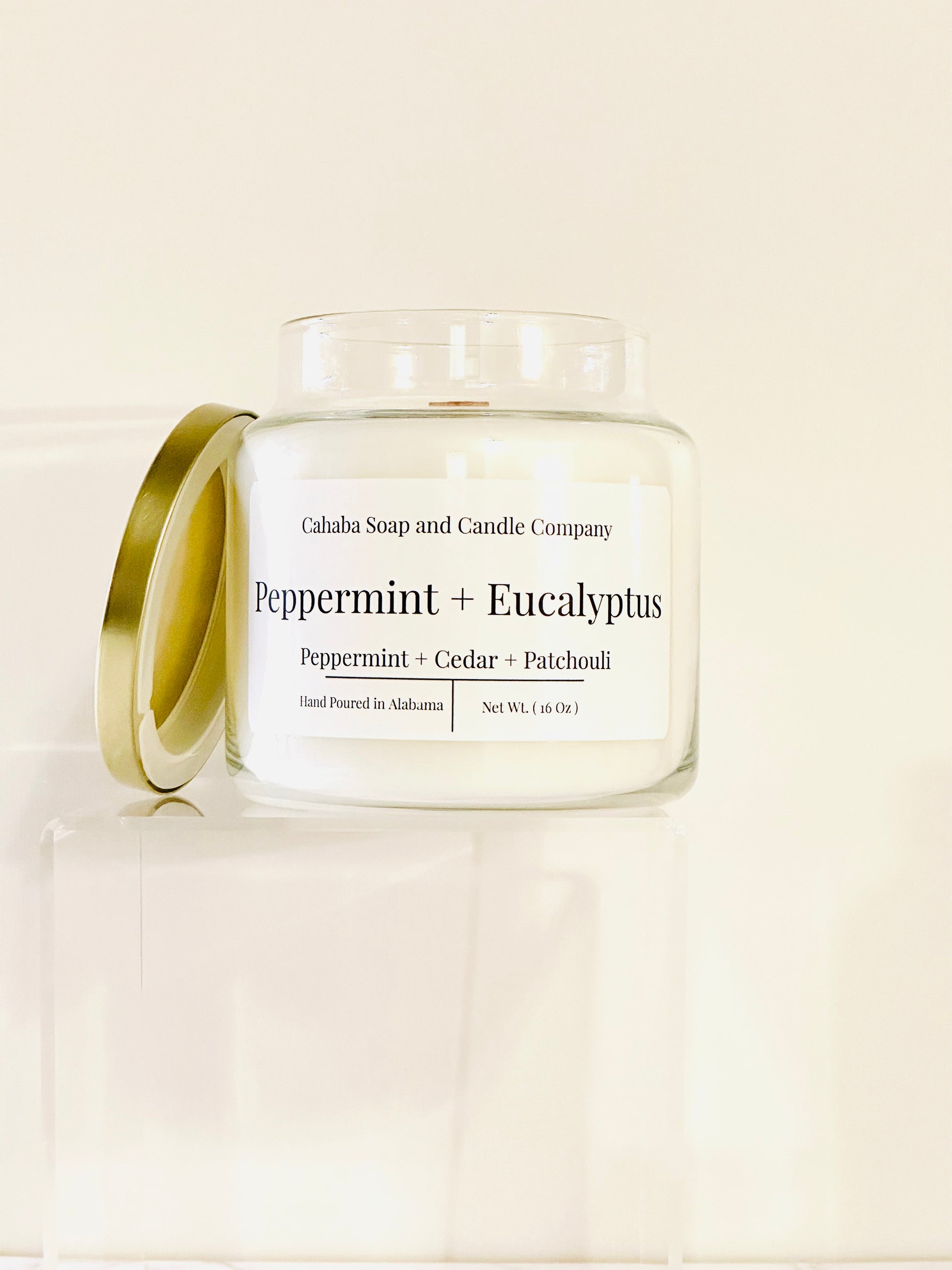 Peppermint + Eucalyptus - Cahaba Soap and Candle Company