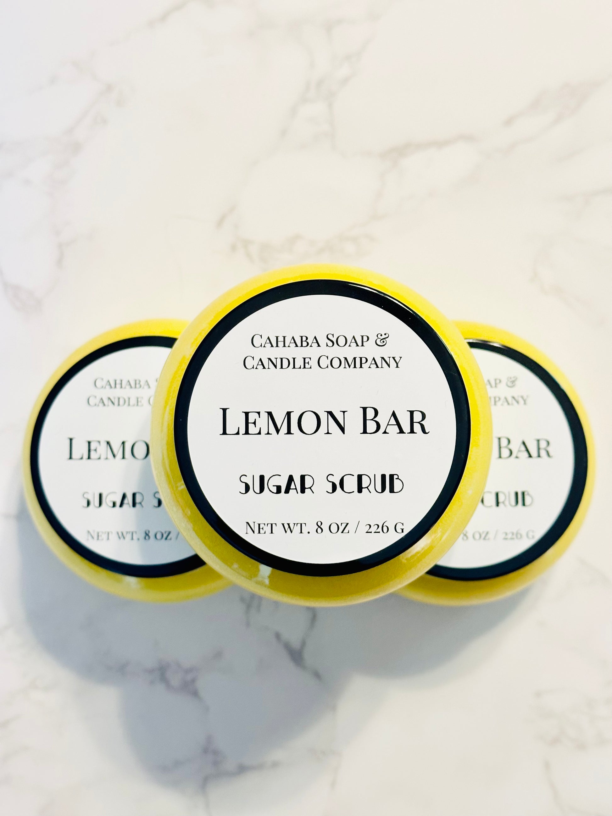 Lemon Bar Sugar Scrubs - Cahaba Soap and Candle Company