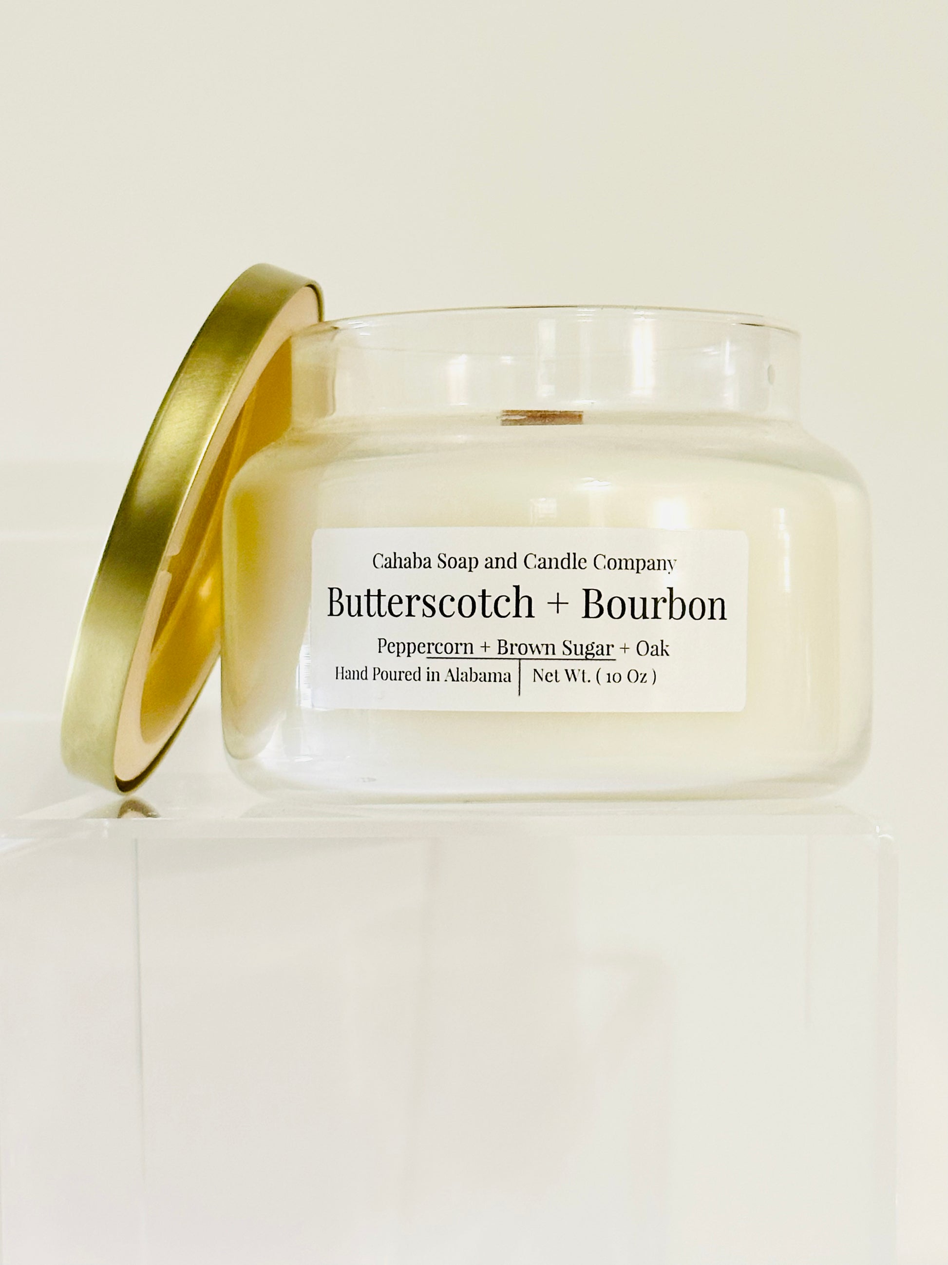 Butterscotch + Bourbon - Cahaba Soap and Candle Company