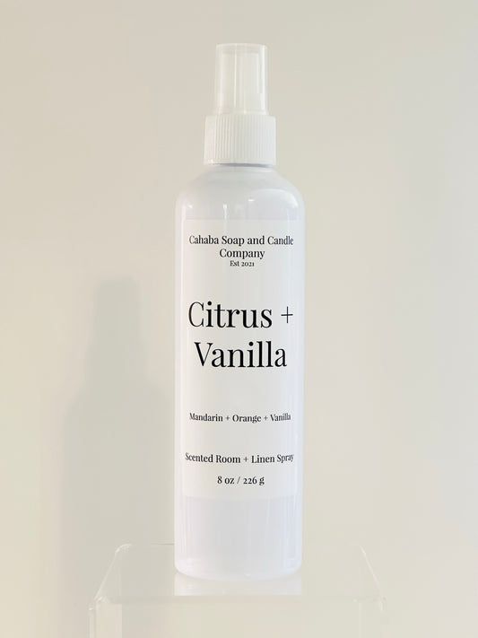 Citrus + Vanilla Room Sprays - Cahaba Soap and Candle Company