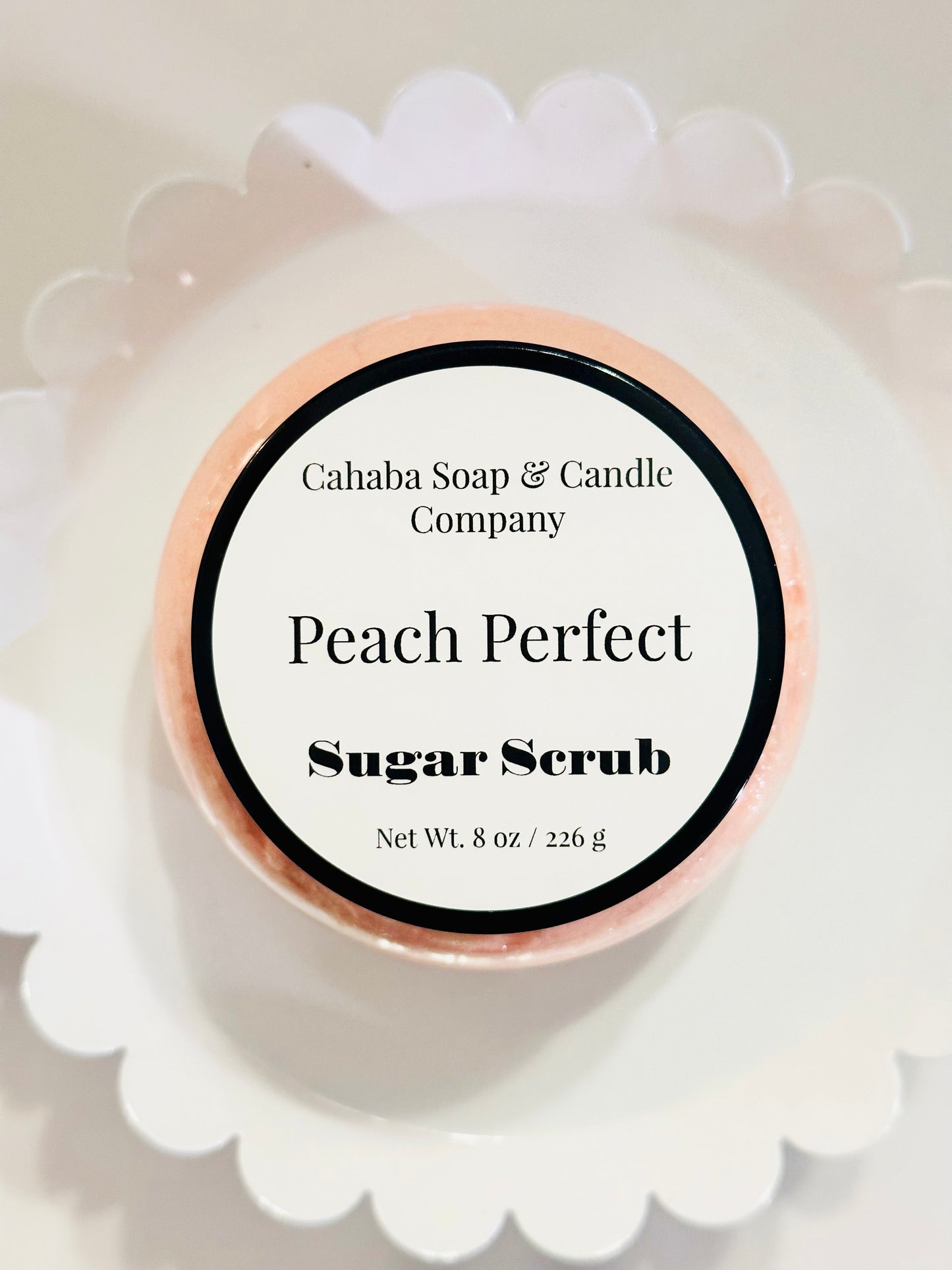 Peach Perfect Sugar Scrubs - Cahaba Soap and Candle Company