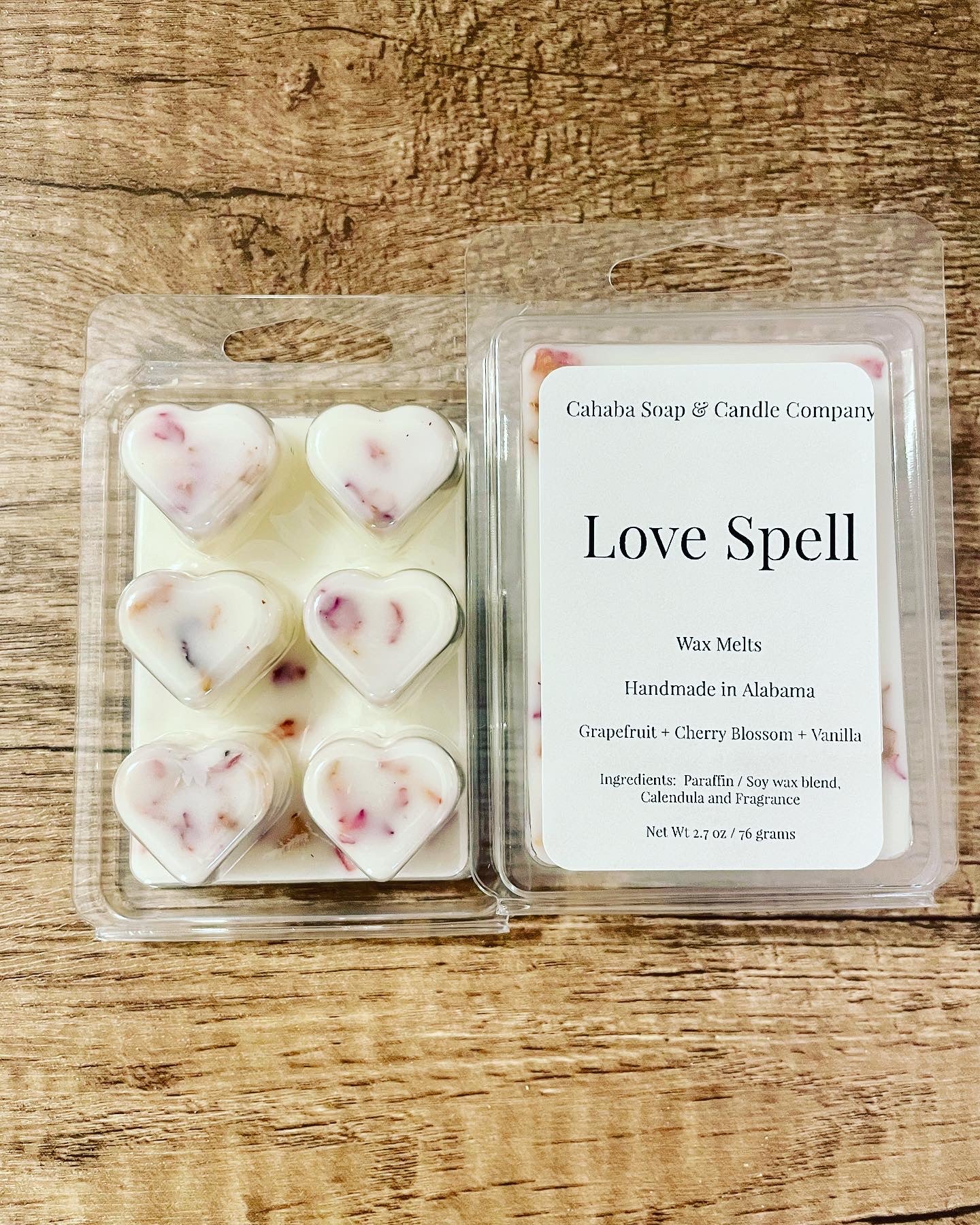Love Spell    Wax Melts - Cahaba Soap and Candle Company