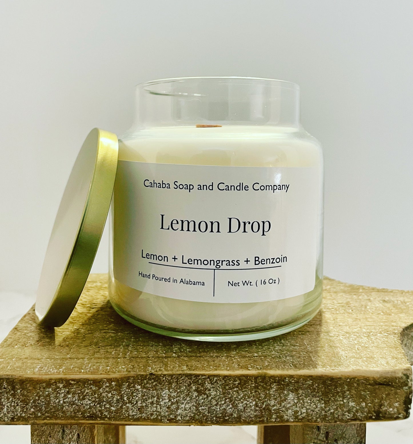 Lemon Drop Candle - Cahaba Soap and Candle Company